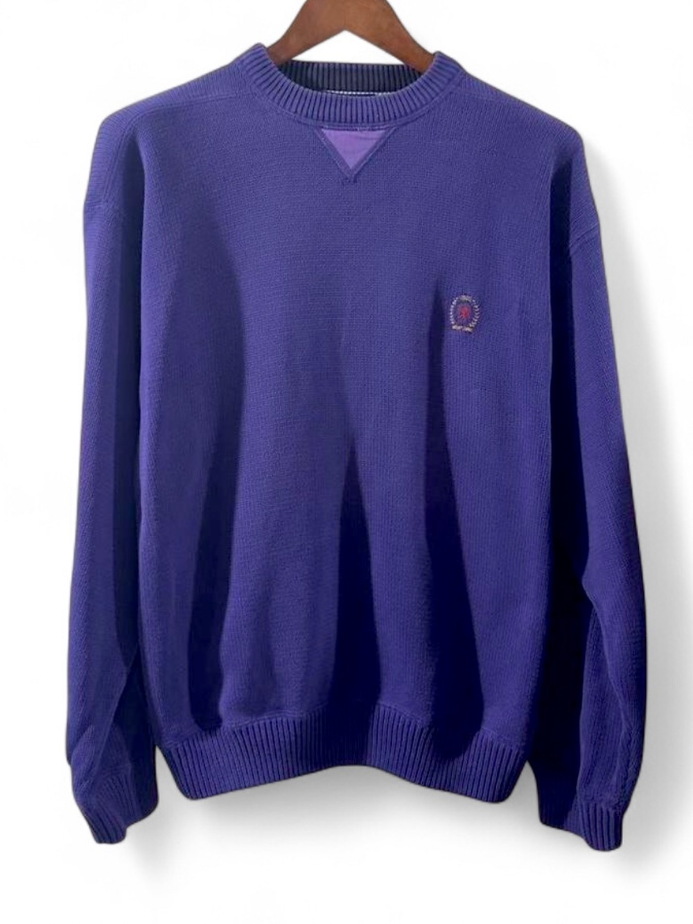 Vintage Tommy Hilfiger Royal Purple Crewneck Sweater Size Men’s Large